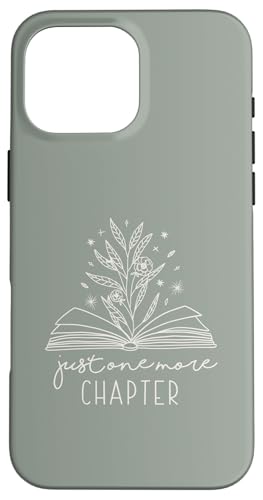 Just One More Chapter - Floral Book Lover (_XeBZ[W) X}zP[X iPhone 16 Pro Max p