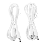 VINTORKY 2pcs Nail Drill Cable Replacement - 1 M DC Cable for Polisher Handle - Professional Salon Manicure Equipment Part for Indoor Use
