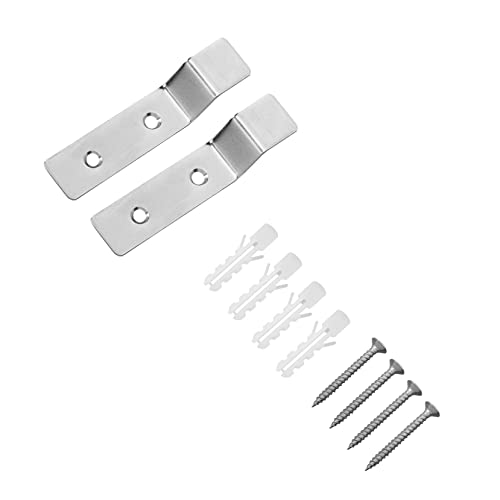 SOLUSTRE 2sets Urinal Wall Mount Support Boys Urinal Hanger Stainless Steel Bracket Installation Tools