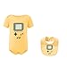 Produktbild culbutomind Baby Zwilling Body Baby Geschenke Geburt Baby Strampler Zwillings Kleidung(Geib Game 3M)