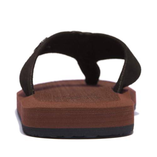 WOTTE Men’s Flip-Flops Sandals with Arch Support, Lightweight EVA Slides for Beach Gym Pool, Non-Slip Rubber Sole2