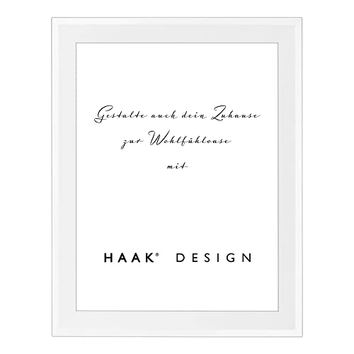 HaakDesign Bilderrahmen Nova in Weiß (matt) 45 X 60 cm schlicht modern Cover