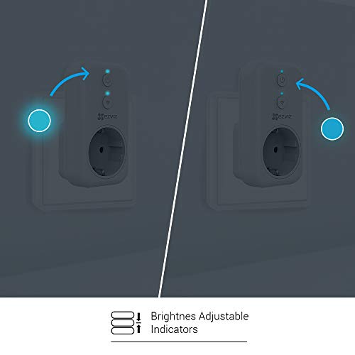EZVIZ T31 Smart Plug, wifi-stopcontact (zonder elektriciteitsclassieken, werkt met Alexa, Google Home, met app-besturing… - Image 4