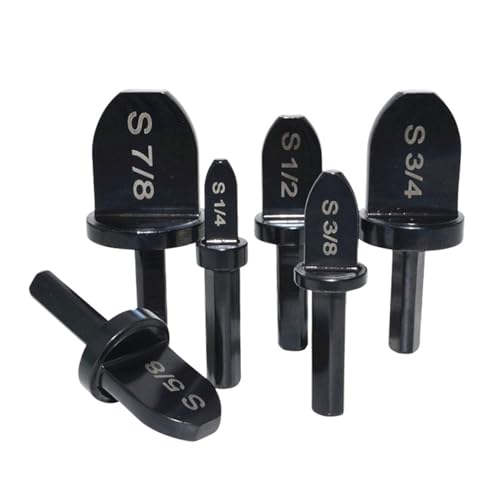 YUMILI Abocardador Aire Acondicionado, 6 Piezas Expansor de Tubos Cobre, Expansor Manual Cola De Cobre, Tubo Aire Acondicionado Mango Triangular De Taladro 7/8, 3/4, 5/8, 1/2, 3/8, 1/4