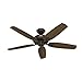 Hunter Indoor Ceiling Fan, with pull chain control - Builder Elite 52 inch, New Bronze, 53242
