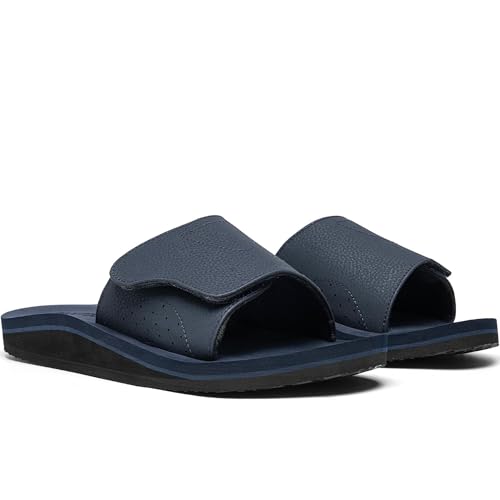 Image of Men's Slide Ergonomic Sandals Adjustable Arch Support Athletic Sandals