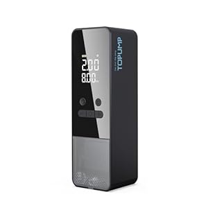 Tire Inflator Portable Air Compressor TP300, 150 PSI Electric Bike Tire Pump with Pressure Gauge Quick Inflation for Car Tires/Motorcycle Tires/Bicycle Tires/Balls