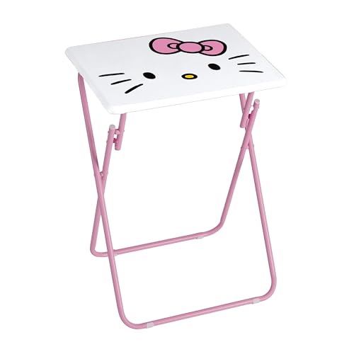Sanrio Hello Kitty Folding Tray Table,Portable Snack &...