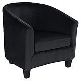 【2PCS Housse petit fauteuil salon】Convient aux 99% de fauteuil crapaud de taille et de style. Il comprend une housse de canapé et une housse de coussin, qui peuvent être utilisées indépendamment pour assurer la beauté de votre fauteuil cabriolet relax.
