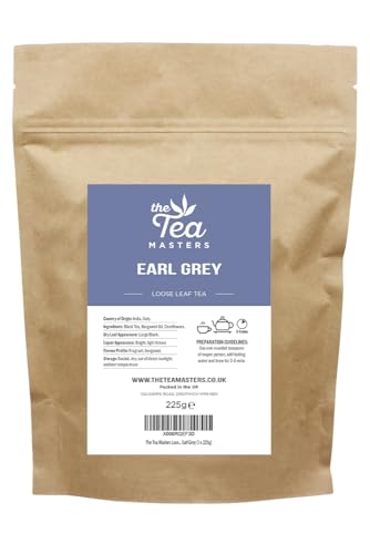 The Tea Masters Loose Leaf Tea - Earl Grey (1 x 225g)
