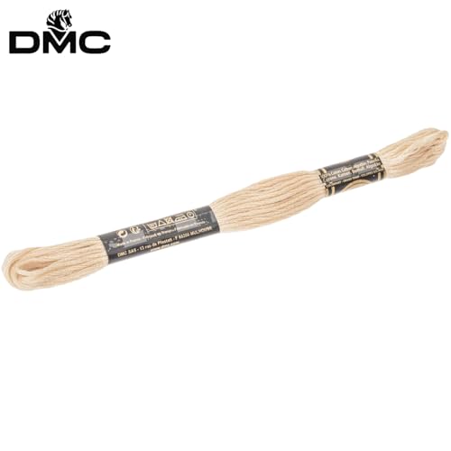Image of Hobby Lobby DMC Cotton Embroidery Floss 739 Ultra Very Light Tan Set of 12