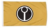 Cayyon Tau Empire Flag Banner Outdoor Indoor Decoration Flag 3x5Feet Double Stitched Polyester with Brass Grommets