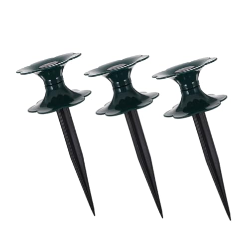 MINAOLULUS 3個 ガーデン用製ホースガイドスパイク 耐久性ある芝生用水道管サポート杭 簡単設置で散水方向を安定保持 自動散水マー対応の園芸