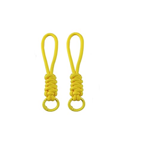 FFILL Colorful Braided Paracord Keychain, 12cm Length, Multi-Color Pack with Ring, Decorative Woven...