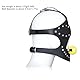 Kutocesy Latex Maske aus Leder mit Gelbem Ballknebel Verstellbare Bondage Kapuze mit Augenbinde und Mundknebel für Rollenspiele und Kostümzubehör