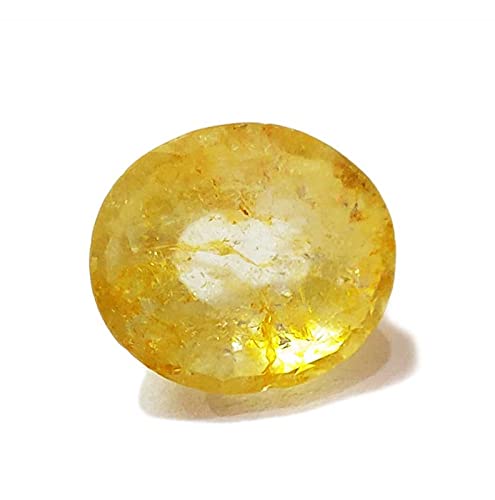 Yellow Sapphire Gemstone Original Certified (Odisha Mines) 8.00 Ratti Ratti with Govt. Lab Report & Guarantee Certificate | 100% Natural Pukhraj Stone for Astrology Benefits for Men & Women (B09CD4RW6F) Amazon Price History, Amazon Price Tracker