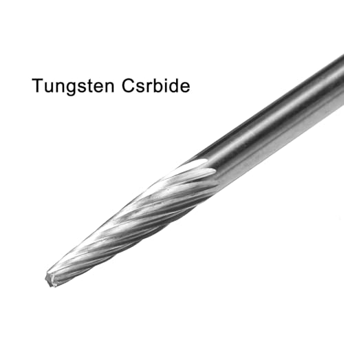 Fresas de carburo de tungsteno uxcell 4 piezas miniatura 3