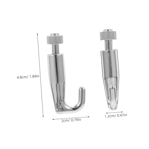 Image of Gadpiparty 2pcs Picture Hanging Hooks for Artwork Heavy Duty Picture Frame Hooks Wire Hangers for Galleries and Homes