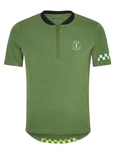 Ziener Kinder Neston Fahrradtrikot/Radtrikot - Mountainbike|Rennrad - atmungsaktiv,schnelltrocknend,elastisch,Kurzarm, Crocodile, 176 Ziener Kinder Neston Fahrradtrikot/Radtrikot - Mountainbike|Rennrad - atmungsaktiv,schnelltrocknend,elastisch,Kurzarm, Crocodile, 176