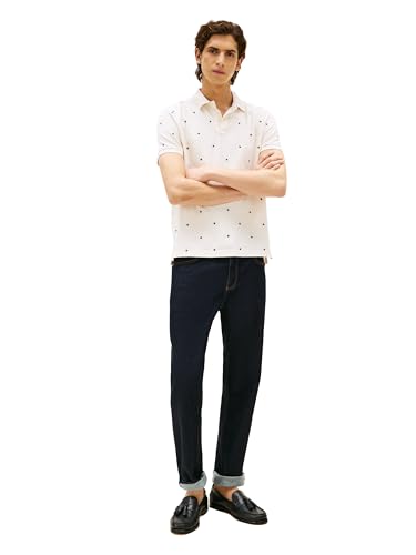 Image of Tommy Hilfiger Men's Short Sleeve Polo Shirts in Regular Fit With Stretch and Organic Pique Cotton