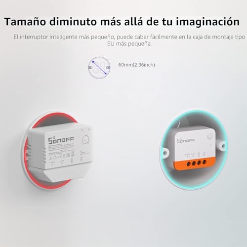 Miniatura 3 de SONOFF Zigbee Interruptor inteligente, 2 Way Smart Switch (No se Requiere Neutral),Debe utilizarse con ZigBee 3.0 Hub, Compatible con Alexa y Google Home 2pcs (6A 1440W)