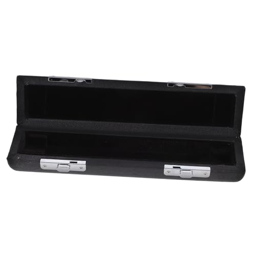Milisten Box When Music Cue Flute Storage Piccolo Case Leather Black