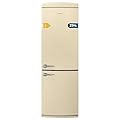 Cecotec Frigorifero Retrò Combinato Bolero CoolMarket Combi Origin 294+ Beige E. 294L, Total No Frost, Multi Cooling, Ultra Fresh, Fast Freezing, Classe E, Display, Allarme Porta, 60.5x63.1x190.2cm