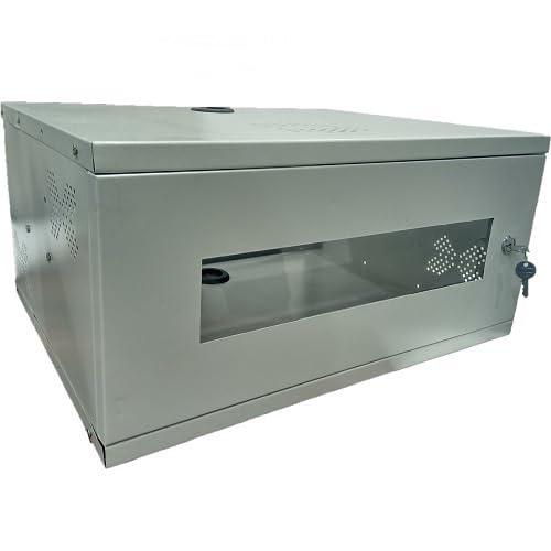 Zuumstar Rack 4U Folding Rack with Shelf Tray Standard 500x400x230 CTV/DVR/NVR Cabinet Box/DVR Rack Wall Mount with Lock/Network Rack/Server Rack - 4U Rack