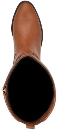 Calvin Klein Women's Daphny Knee High Boot, Dark Natural Patent, 8.5 | Image 1