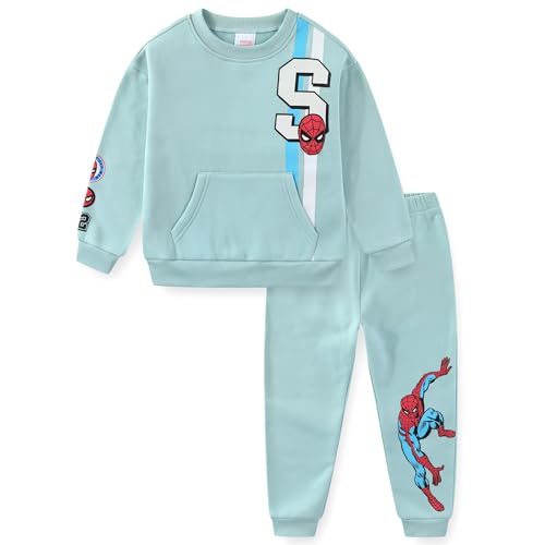 Image of Marvel Spider-Man Boys Sweatshirt and Pant Sets for Toddler to Big Kids