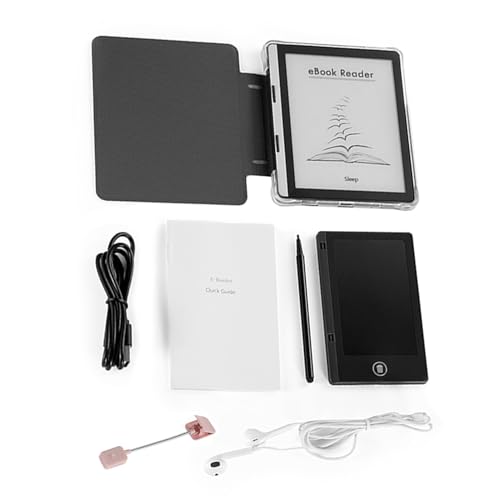 ASHATA Lector de Libros Electrónicos Compacto con Pantalla sin Reflejos Diseño Delgado y Ergonómico 5,76 Pulgadas 16 GB para Viajes o Uso Diario (2G+32G)