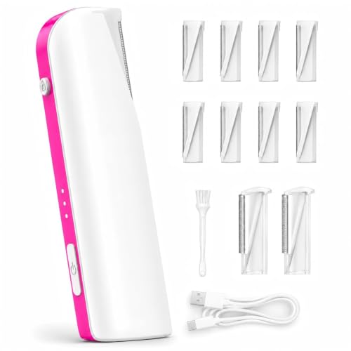 Sonic Dermaplane Razor with 2 Exfoliating Heads
