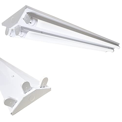 6600LM �����P�x 3���� LED���ǌu������� �t�x�m 40W�^ LED�x�[�X���C�g �V�䒼�t �{�ݏƖ� �X�܏Ɩ� (1��6600lm, �����F6000K)