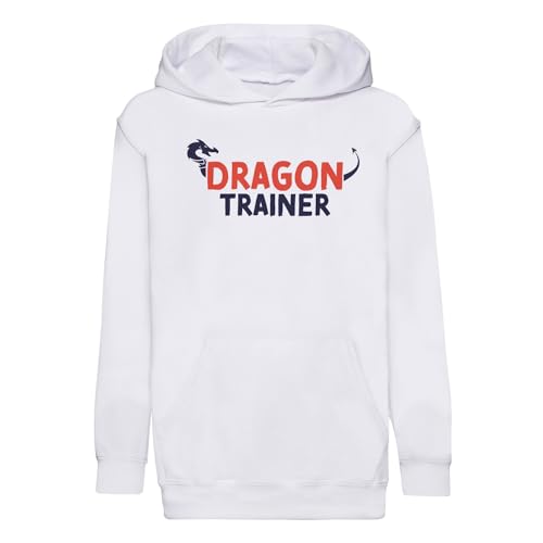 Sweat à capuche enfant dresseur de dragons pull premium pour petit aventurier