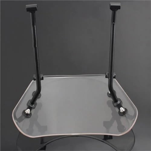 Hhrdyy Parabrezza Per Moto, Parabrezza Per Benelli Leoncino 250, Leoncino 500 Trail Sport, Accessori Per Cupolino Parabrezza Paravento(Fumo,X-2) - 5