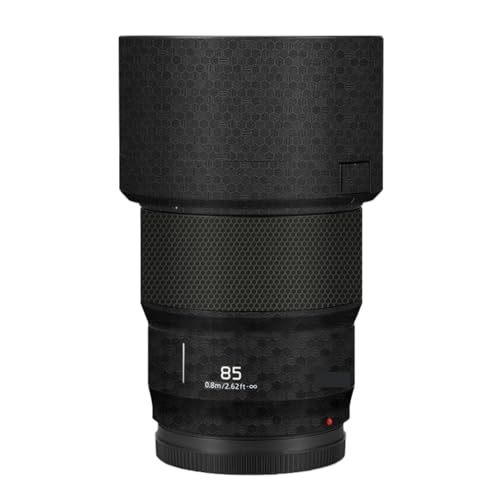 Autocollant objectif Panasonic Lumix S 85mm F1.8 nid d'abeille noir