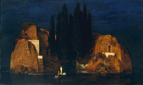Impression sur toile Arnold Böcklin affiche d'art haut de gamme