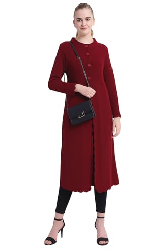 Image of Matelco Women's Wool Round Neck Cardigan