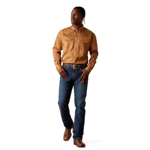 Ariat Men's Tan Snap Shirt3