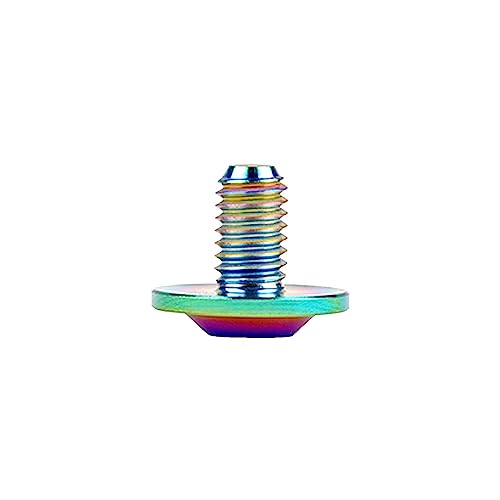 Image of Titanium Bolt Torx Head M6x10 15 20mm Screw for Bicycle Motorcycle Car Modification Pack of 6 (Rainbow, M6x10mm)