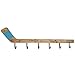Deco 79 55587 Wood & Metal Hockey Wall Hook