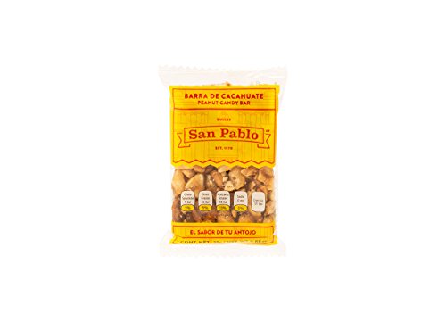 San Pablo Peanut Candy Bar, 3-Pack (20 pcs of .88 Oz. per pack)