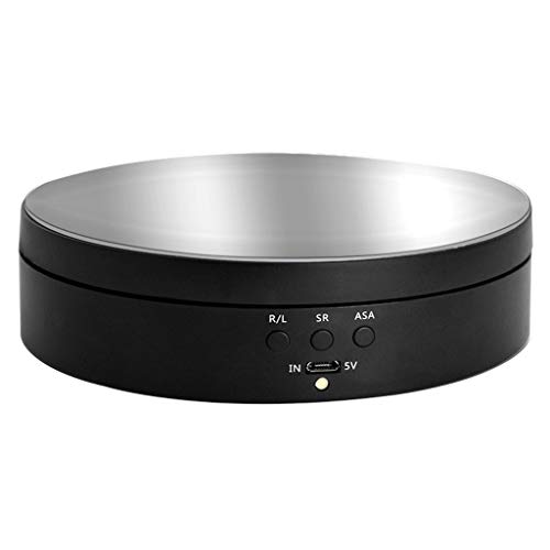 GKYQVE Soporte giratorio USB giratorio para modelos de relojes, joyería, expositor de plantas, con maceta