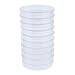 Lot de 10 boîtes de pétri en plastique stériles pour laboratoire - AOD transparent (90 mm)