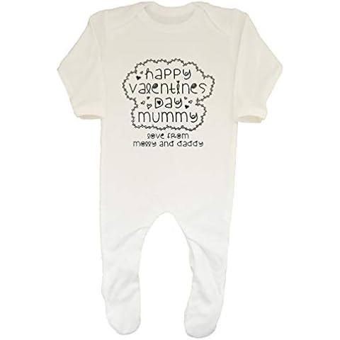 Shopagift Personalised Happy Valentines Day Sleepsuit Cover