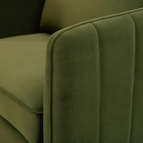 Sillón Moderno Terciopelo Verde miniatura 4