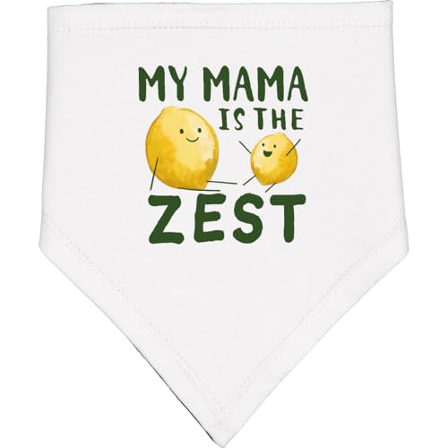 inktastic My Mama Is the Zest Baby Bandana Bib
