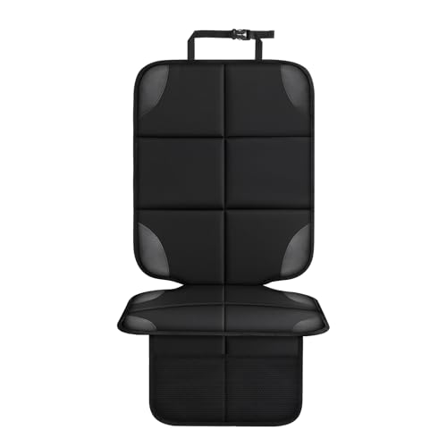 Car seat Protector 2 mesh Pocket Waterproof car seat Covers, Universal Size, Baby, pet, Children's car seat Protector, Anti Slip Bottom (1 piece)