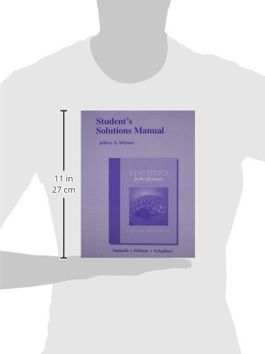 Student Solutions Manual for Statistics for the Life Sciences - Image 2