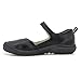 JBU Women's Raven Fashion Comfort Casual Classic Mary Jane Flat, Black, 8.5